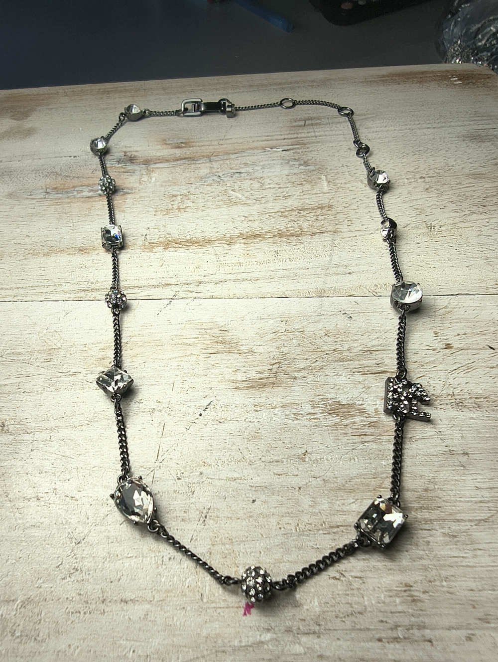 Karl Lagerfeld Stone Necklace